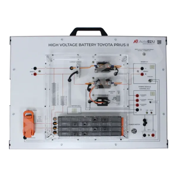 Trainer didattico per lo studio dei sistemi di batterie ad alta tensione