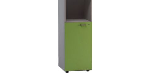 LIBRERIA MEDIA A GIORNO SUP. ANTA LEGNO SX C/SERR. INF.