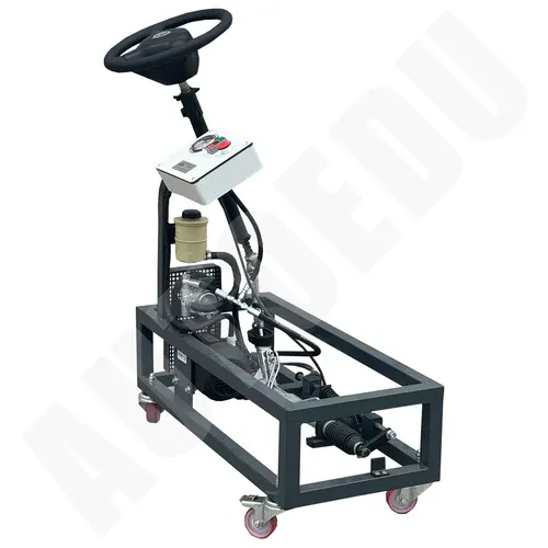 Hydraulic steering rig Educational Trainer MSHVS2 AutoEDU 1 500x 28a6a969 - Trainer didattico per lo studio dei veicoli elettrici basato su Nissan Leaf II