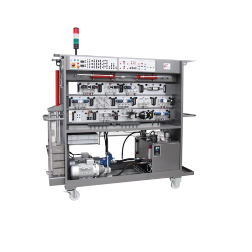 Banco BHI4 Lato singolo per circuiti idraulici CETOP 3 3a306861 - Banco didattico Aeronautico