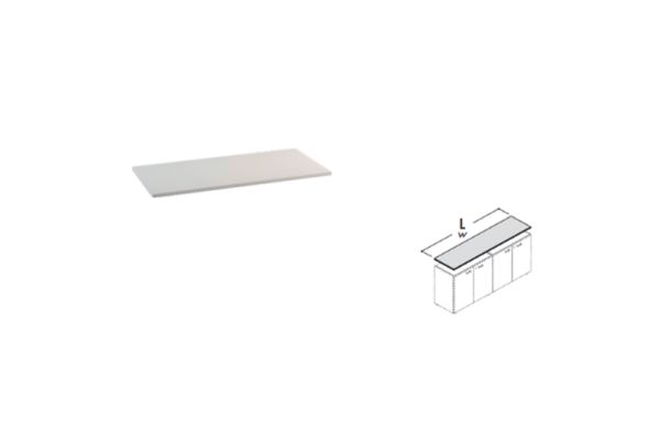 Top di copertura per 4 lockers Lato 180