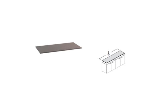 Top di copertura per 6 lockers Lato 270