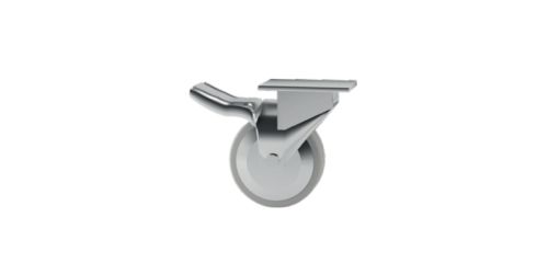 RUOTA CON FRENO PER MOBILI E LOCKERS (P.U.D.)