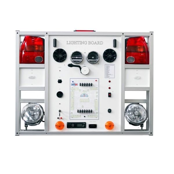 Trainer didattico per lo studio dell’illuminazione automobilistica