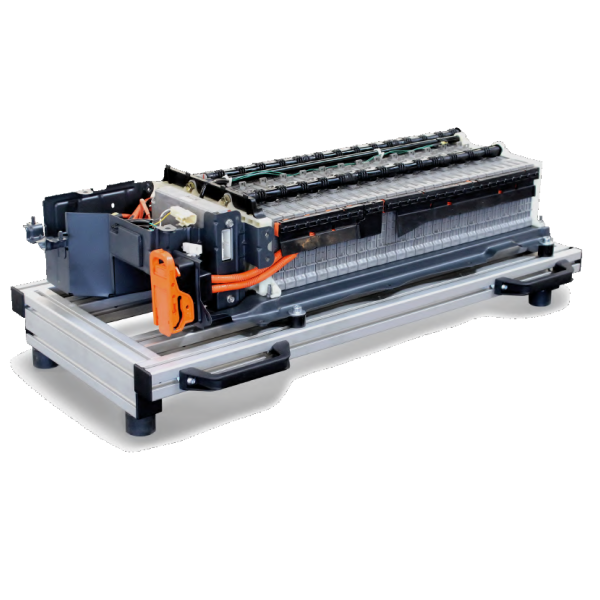 Trainer didattico per lo smontaggio e rimontaggio di batterie ad alta tensione