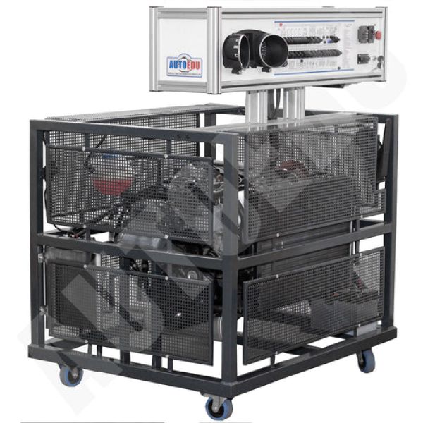 Trainer didattico per lo studio dei motori a benzina con sistema di iniezione diretta (TSI) EURO 5