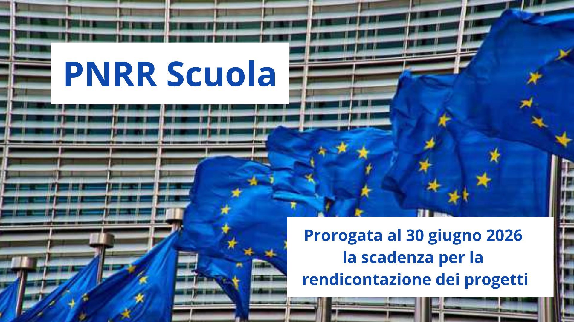 Rendicontazione progetti PNRR, scadenza prorogata al 30 giugno 2026