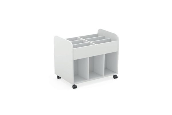 CARRELLO PER LIBRI E GIOCHI SU RUOTE