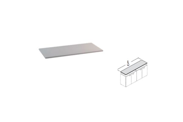 Top di copertura per 2 lockers Lato 90