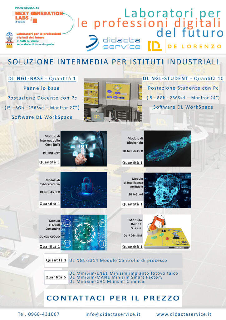 DL ngl industriale INTERMEDIA @15x - Soluzione intermedia per Istituti Industriali
